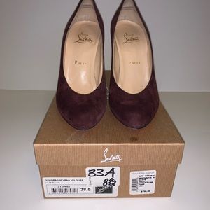 Christian Louboutin Velour Heels